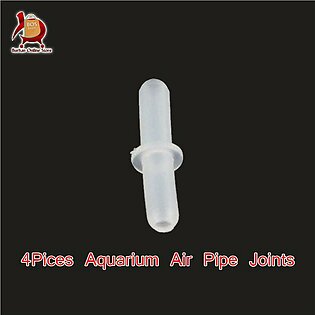 4 pcs Fish Aquarium Air Pipe Joints for 4mm Air Pipe Joints CO2 Pipe Joints   I   Shape as Image