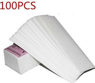 100 Hair Removal Depilatory Non Woven Epilator Wax Strip Paper