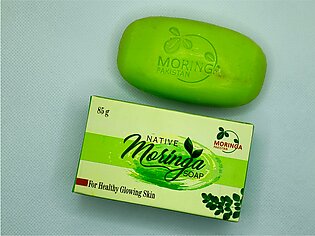 Moringa Organic Natural Soap - 85Gm for Replenish ,Cleanse Skin, Reduce Scars and Acne