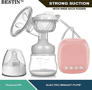 Electric Automatic Breast Feeding Pump With Bottle, Electric Single Breast Pump Usb Electric Breast Pump With Baby Milk Bottle Bpa Free Powerful Breast Pumps