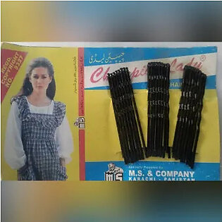 Bobby Hair Pins - Assorted Size - Black - Women Hair Clip Pins - Black Hairpins