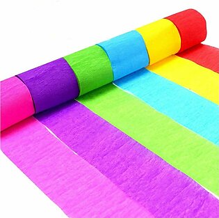 Crepe Paper Roll Sheets Coloured Craft Paper Florist Paper- Multi color