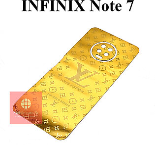 Infinix Note 7 Gold Back Sheet Protector