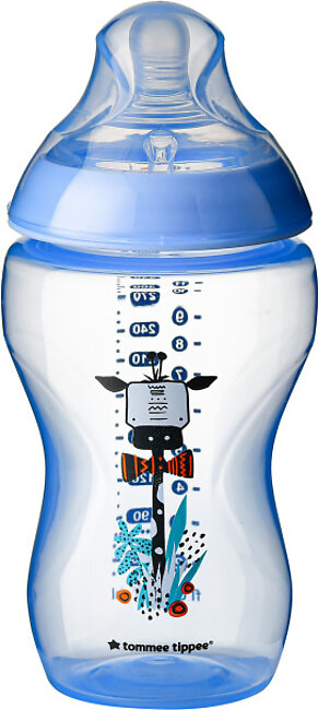 Tommee Tippee Tinted Feeding Bottle 340ml - Blue