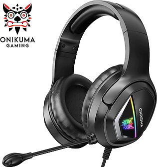 Onikuma X2 Gaming Headset Glaring Rgb Led Glowing Light With Mic For Mobile Phone, Ps4, Ps5 Headphone