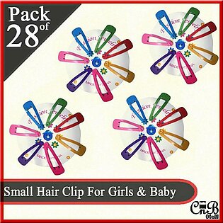 Pack Of 28 Small Hair Clip For Girls And Baby