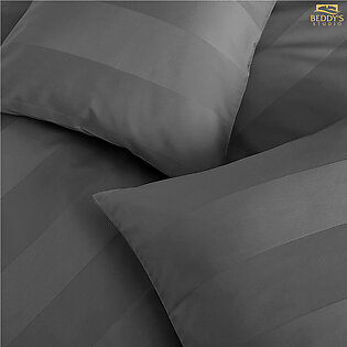 Beddy's Studio Hotel Collection Sateen Stripe 6 Pieces King Size Quilt Cover Set | Egyptian Cotton Double Bed Size Duvet Cover | Comforter | Blanket | Razai Cover