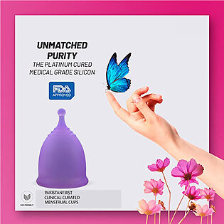 Menstrual Cup | Reusable Menstrual Cup for Women | Odour & Rash Free | Leakage Proof | Infection Free | Made With Medical Grade Silicone | Reusable Cups