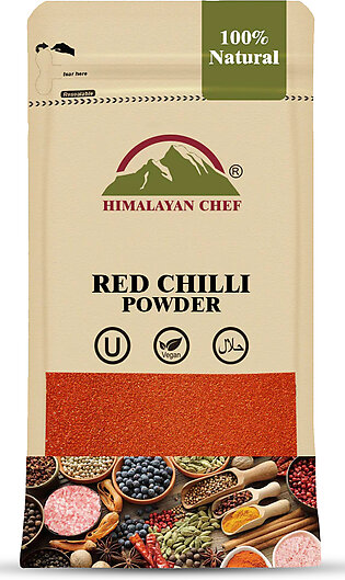 Himalayan Red Chili Powder (laal Mirch Powder) Bag - 500g Export Quality (red Chilli) & Imported Craft Packaging