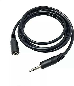 1.5m Black 3.5mm Aux Cable Audio Extension Cable Male To Female For Extend All Headset Audio Stereo Cord 4 Mp3 Plug Jack