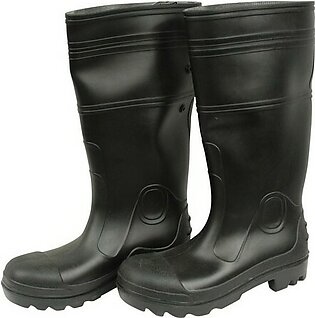 Waterproof Long Height One Pair Black Rubber Rain Boot For Men&&women