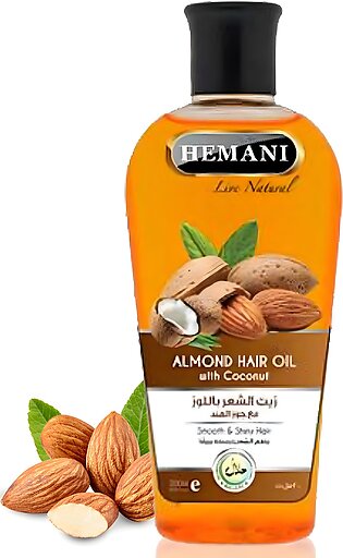 𝗛𝗘𝗠𝗔𝗡𝗜 𝗛𝗘𝗥𝗕𝗔𝗟𝗦 - Almond Hair Oil 100ml