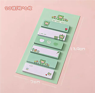 Sticky Notes Memo Pad Kawaii Stationary Multi Color Mini Note Pad Korean Stationary Note Book