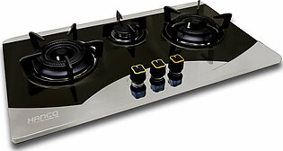 Hanco Stainless Steel Hob With Brass Burners (model 216) - Auto Ignition Stove - Gas Type Ng And Lpg