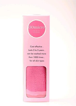 Gomicro Microfiber Makeup Remover Towel - Pink