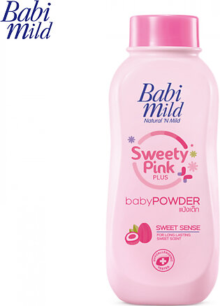 Babi Mild Baby Powder Sweety Pink 180gm