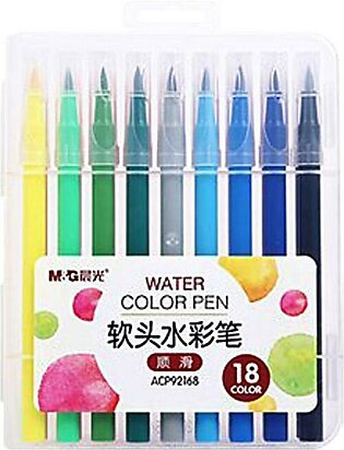Water Color Marker Soft Brush Tip - 18 Colour