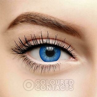 Event 3 Tone Contact Lenses Eye Wear Blue With Case