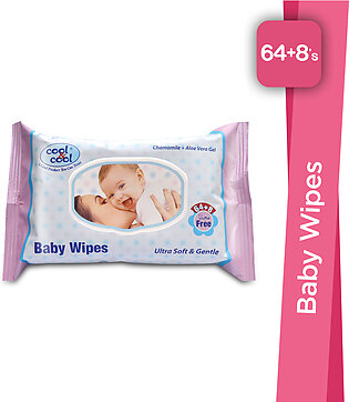 Cool and Cool Baby Wipes (64+8 Free)'s