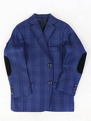 Cut Price Boys Casual Coat Blazer 7yrs - 16yrs Blue Checks