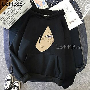 Kh Store Naruto Anime Madara Long Sleeve Printed Fleeve Hoodie For Men