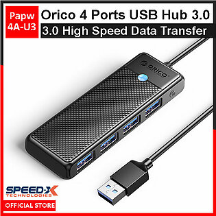 Speedx Orico Usb Hub 3.0 4 Ports - High Speed Data Transfer 3.0 - Papw4a-u3