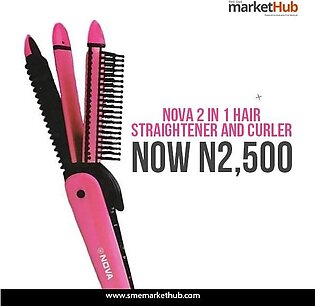 Nova Professional 2 In 1 | Hair Straightener & Curler | Best Quality | Fashion Hair Straightener