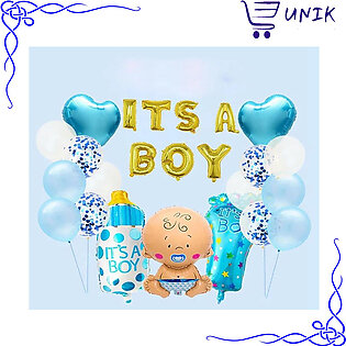 Its A boy balloons Set for Baby shower