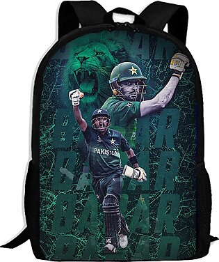 Babar Azam Backpack For Cricket Lover Pakistan Best Batsman Bag At Customizegiftspk