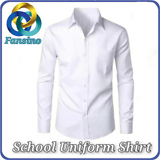 School Uniforms White Shirt For Boys | Size 20-36