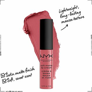 Nyx Cosmetics Soft Matte Lip Cream Liquid Lipstick - Cannes