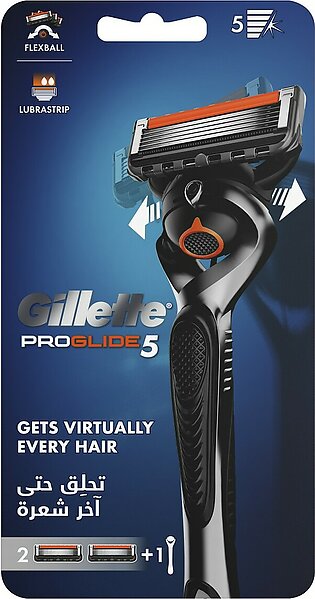 Gillette Fusion Proglide Flexball Shaving Razor  2up