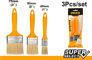 Ingco 3pcs Paint Brush Set Chptb7860301