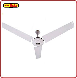 Super Asia Ceiling Fan Deluxe Saver Model Size: 56″ Inch Long Lasting Motor Energy Efficient High Gloss Polyester Powder Coating Brand Warranty
