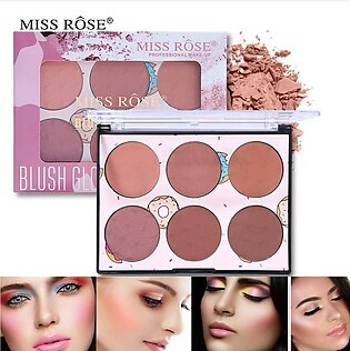 Miss Rose 6 Colors Blush Glow Kit