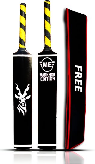 Jayesh Markhore Edition Cricket Bat For Under 19 Boys Rawlakot Wood (free Cover)