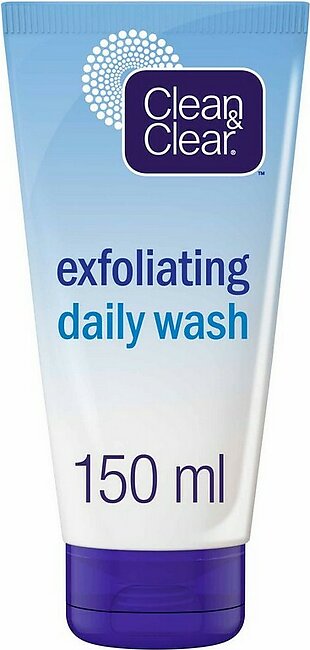 CLEAN & CLEAR Daily  Facial Wash, Exfoliating, 150ml
