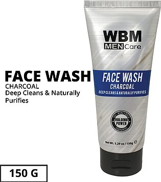 WBM Whitening Activated Charcoal Face Wash - 150G  Deep Cleansing Face Cleanser