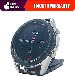Daraz Like New Smart Watches - Samsung Galaxy Watch 3 45MM Black & Golden Metal Strap | Slightly Used