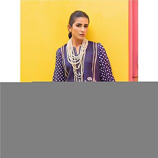 Salitex Unstitched 3 piece Suit for Women - Printed Lawn Shirt & Dupatta With Dyed Cambric Trouser (IP-00166BUT)