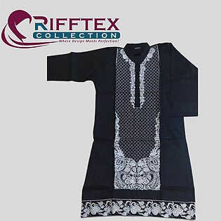 New Summer Assorted Black Collection Embroidery Design Kurti For Women & Girl