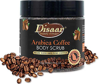 Disaar Organic Coffee Exfoliating Skin Whitening Facial Body Scrub 200ml Ds5037