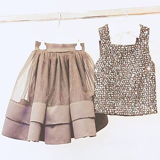 Baby Shirt And Skrit Party Wear