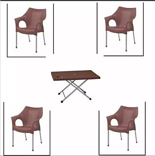 plastic chair set