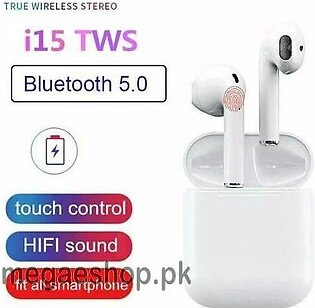 I5 Tws Bluetooth 5.0 Touch Control Hifi - Wireless Stero Air Bud