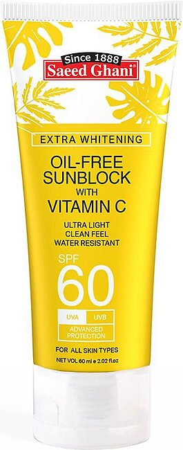 Saeed Ghani Sunblock Spf 60 With Vitamin C