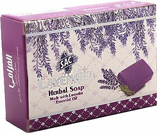Lavender Soap 100gm - Facewash Bar - Herbal Soap - Pure Neem For Skin Benefits - Face Wash - Shower -100gm - Sac