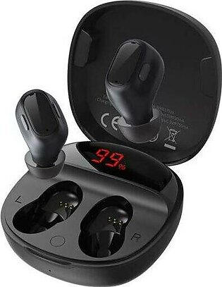 Baseus Wm01 Plus Wireless Headphones Tws Bluetooth 5.0 Earphones Stereo Sports Waterproof Headsets With Led Digital Display
