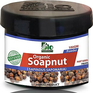 Organic Soapnut Powder Reetha Powder Aritha Reetha Natural Hair-skin Cleanser Premium Quality- 100% Natural - 100 Gm