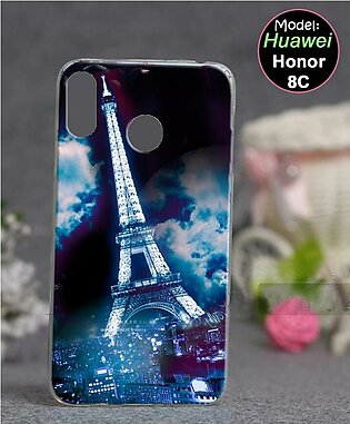 Huawei Honor 8c Back Cover - Eiffal Tower Cover
